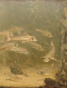 Poonen: A Shoal Of Gurnards by Gerrit Willem Dijsselhof