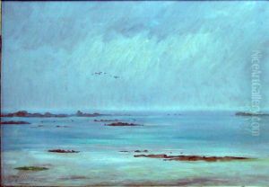Bord De Mer by Charles Alfred Diligeon