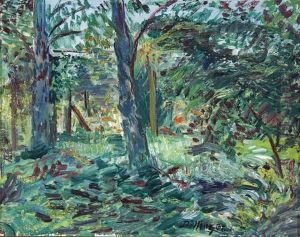 Waldinterieur by Karl Dillinger