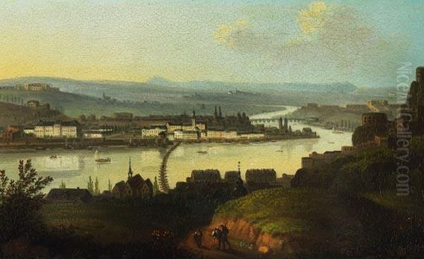 Stadtansicht Am Fluss - view 1