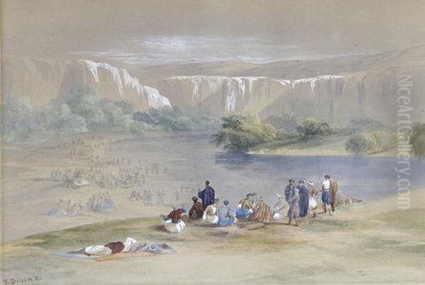 The Banks Of The Jordan - view 1
