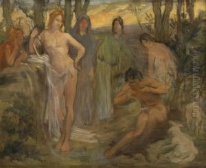 Musiciens(symbolisme) by Georges Hippolyte Dilly