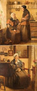 Deux Beguines + Beguine Assise by Georges Hippolyte Dilly