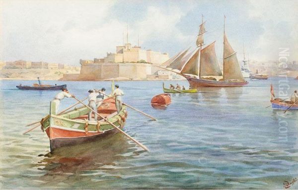 Fort St Angelo, Valetta - view 1