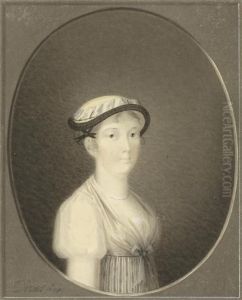 Head And Shoulders Portrait Of A Swiss Girl In Costume by Markus Dinkel