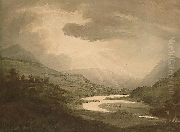 A Sunlit Valley. - view 1
