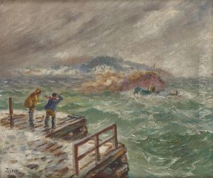 Uvaer I Drobaksundet by Carl-Edvard Diriks