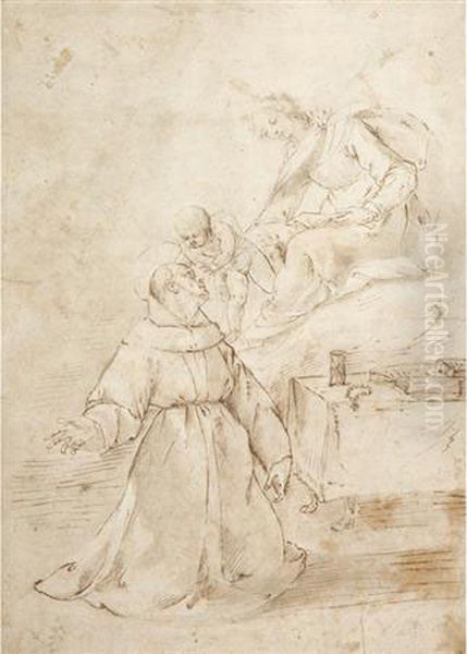 Vision Of Saint Bernard Of Clairvaux - view 1