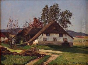 Chalet De Montagne by Hermann Dischler