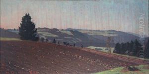 Morgenstimmung Am Faulenfurst (bei Schluchsee) by Hermann Dischler