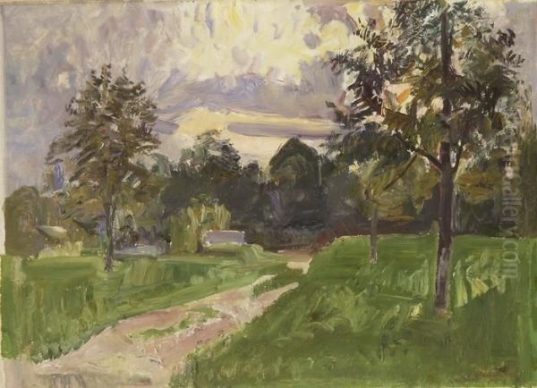 Weite Landschaft Mit Haus - view 1