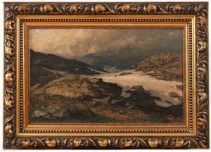 Fjellandskap by Andreas Edvard Disen