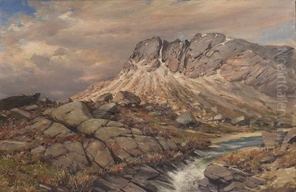 Fjellandskap Med Elv - view 1