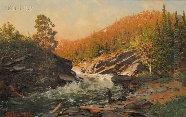 Fishing On The River - view 1