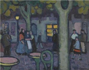 Night Scene, Martigues by Jessica Stewart Dismorr