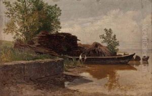 Am Chiemsee by Adolf Gustav Ditscheiner