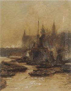 London Bridge by Charles Dixon