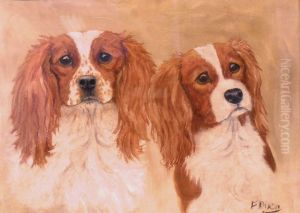 Two Toy Spaniels Two Toy Spaniels