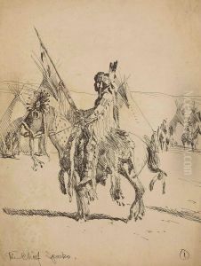The Chief Speaks by Maynard Dixon