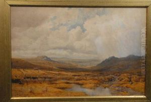 Haymaking, Extensive Moorland Landscape