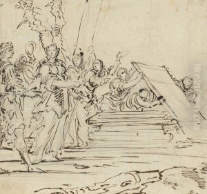 Ouverture D'un Tombeau by Gaspare Diziani