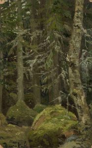 Landscape Sketches, Seven Works by Lev Evgrafovich Dmitriev-Kavkazskii