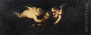 Putti In Flight Putti In Flight