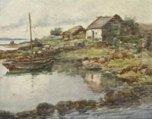 A Grey Day - Roundstone by Lady Kate Dobbin
