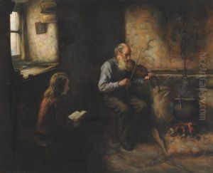 The Old Fiddler by Henry John Dobson