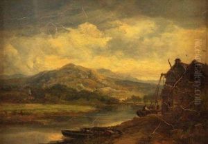 Cement Mill On The Banks Of The River Little,lancastershire by Mark Edwin Dockree