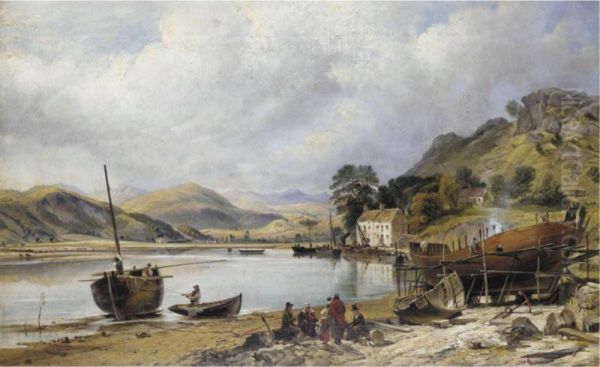 Shipbuilding At Penmaepool, Merioneth - view 1