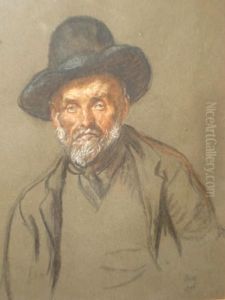 Portrait Of An Elderly Man Wearing A Hat