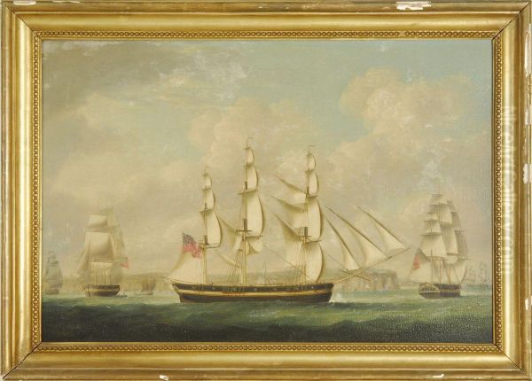 Fourteen Gun Frigate In The Solent - view 1