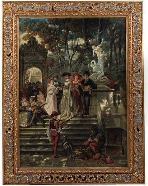 An Italian Renaissance Garden Party - view 1