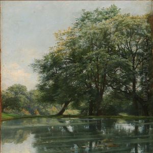Spring Day In A Forest by Augusta Dohlmann