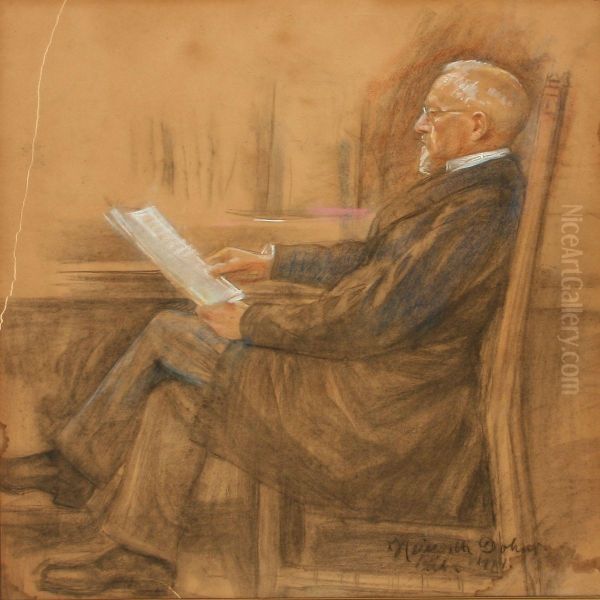 Portrait Of Christian Hoyer Reading - view 1