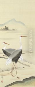 Birds And Flowers by Sakai Doitsu