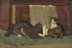 Mother Always Provides
A Genre Scene With Cat Andkittens by John Henry Dolph