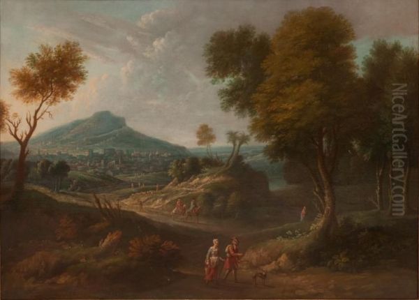 Paysage Avec Promeneurs - view 1