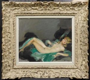Reclining Nude by Gaston Domergue