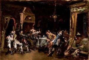 Escena De Taberna by Francisco Domingo Marques