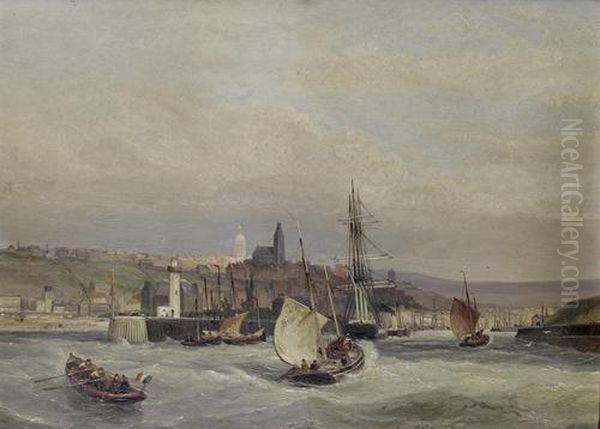 Entrance To The Harbour Of Boulogne; Rotterdam - view 1