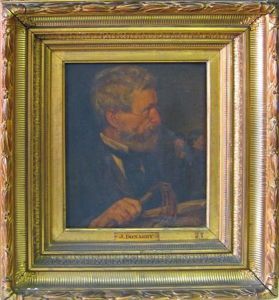 Man In Library by John Donaghy