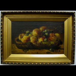 Still Life - Peaches And Grapes