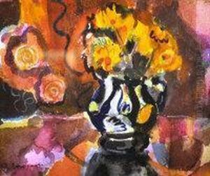 Small Flowerpiece by J B Donaldson