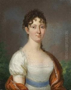 Damenportrat. by Johann Daniel Donat