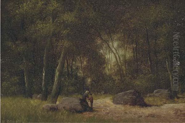 Figures In A Forest; And Another Similar - view 1