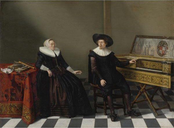 Marriage Portrait Of A Husband And Wife Of The Lossy De Warinefamily - view 1