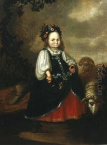 Portrait D'enfant by Herman Mijnerts Doncker