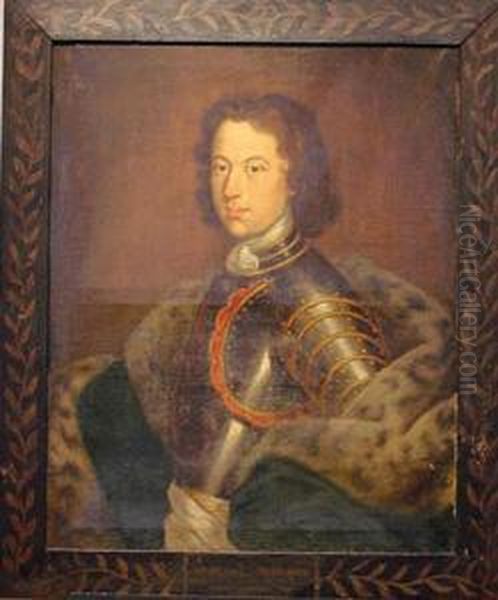 Portrait Of Messire Albert De Trazegnies, Vicomte Darmuiden,1695 - view 1